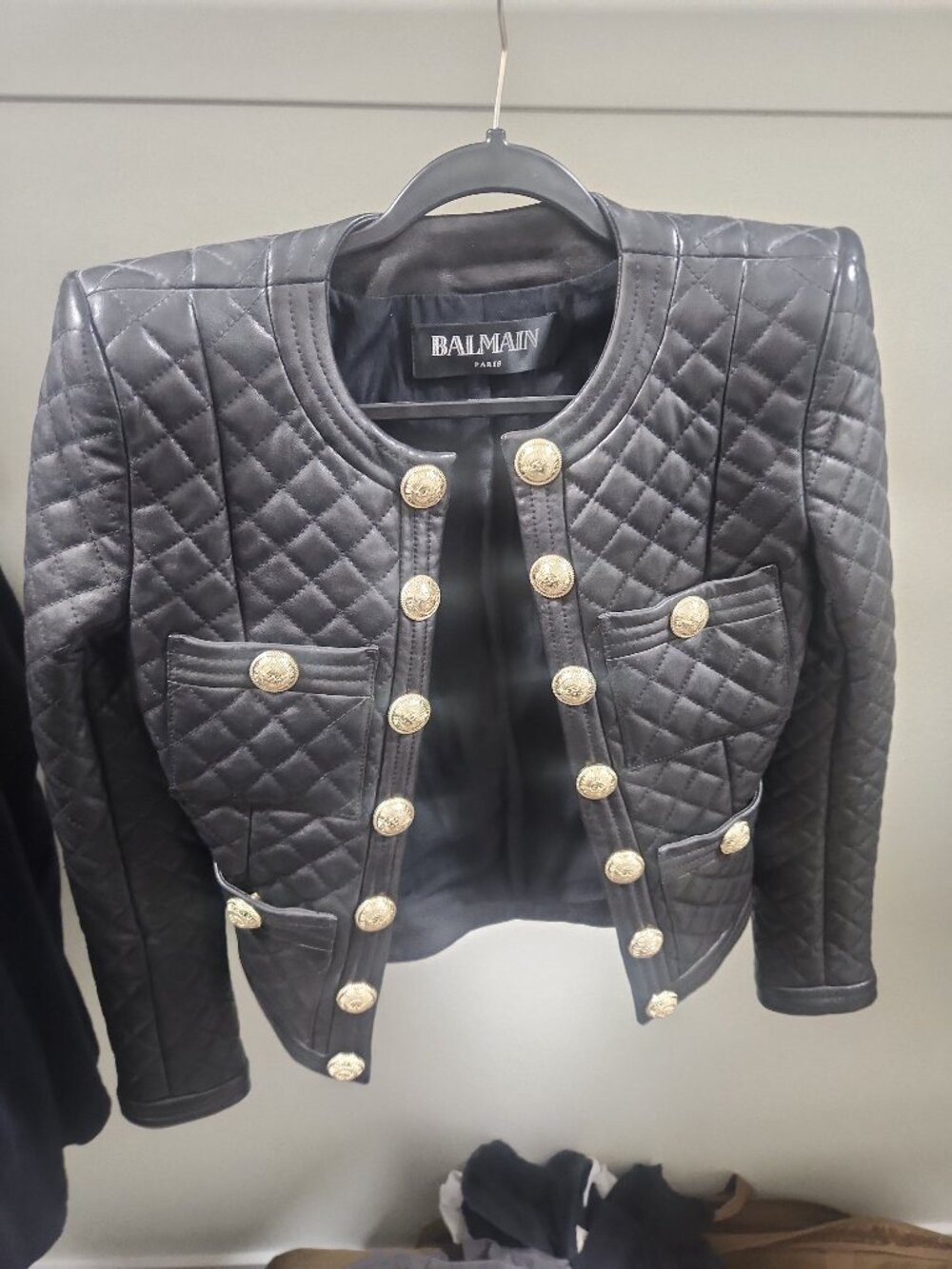Balmain leather jacket
